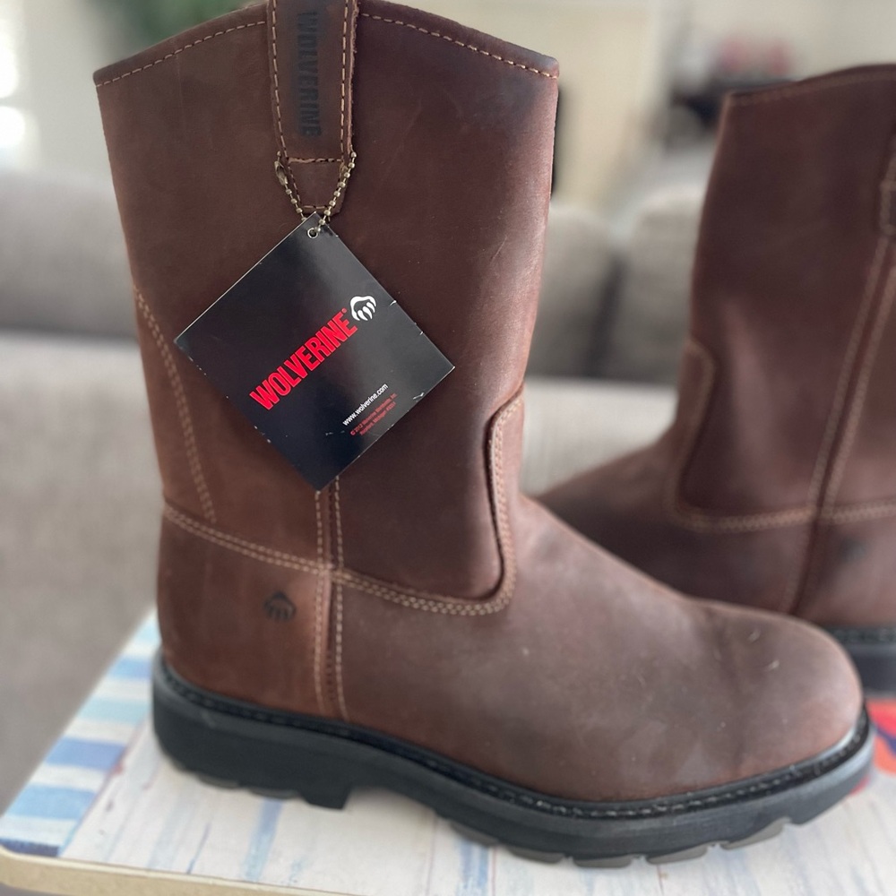 Wolverine Men's Dark Brown Leather Boots